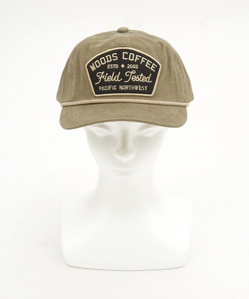 an meets zakka(アンミツザッカ)の「an meets zakka アメカジライクフェルトワッペンコードキャップ(キャップ・レディース・ブラック/グレー/ホワイト/ベージュ/カーキ・ONESIZE)」の10枚目の写真