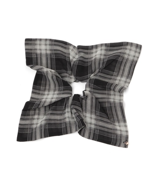 Elura（エルーラ）の「チェックシュシュ/608961（シュシュ・レディース・ブラック系その他/ネイビー・FREE）」の9枚目の写真