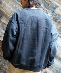 RVCA（ルーカ）の「RVCA メンズ FADE BACK SIDE ARCH RVCA トレーナー 【2025年秋冬モデル】 @autumn ルーカフェードバックプリントロゴスウェットトレーナー（スウェット）」