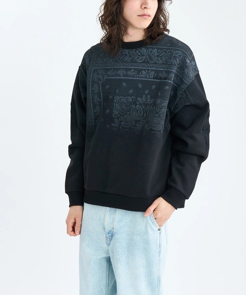RVCA(ルーカ)の「RVCA メンズ FADE BACK SIDE ARCH RVCA トレーナー 【2025年秋冬モデル】 @autumn/ルーカフェードバックプリントロゴスウェットトレーナー(スウェット・メンズ・ブラック/ベージュ系その他/ホワイト系その他/アイボリー・SMALL/MEDIUM/LARGE/X-LARGE)」の12枚目の写真
