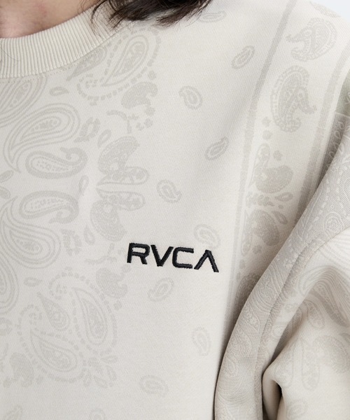 RVCA(ルーカ)の「RVCA メンズ FADE BACK SIDE ARCH RVCA トレーナー 【2025年秋冬モデル】 @autumn/ルーカフェードバックプリントロゴスウェットトレーナー(スウェット・メンズ・ブラック/ベージュ系その他/ホワイト系その他/アイボリー・SMALL/MEDIUM/LARGE/X-LARGE)」の7枚目の写真