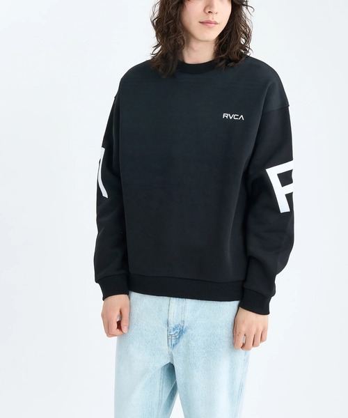 RVCA(ルーカ)の「RVCA メンズ FADE BACK SIDE ARCH RVCA トレーナー 【2025年秋冬モデル】 @autumn/ルーカフェードバックプリントロゴスウェットトレーナー(スウェット・メンズ・ブラック/ベージュ系その他/ホワイト系その他/アイボリー・SMALL/MEDIUM/LARGE/X-LARGE)」の10枚目の写真