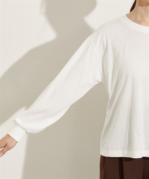nissen(ニッセン)の「2点セット(ニットベスト+トップス)(Tシャツ/カットソー・レディース・グリーン/ブラック/グレー・M/L/LL)」の20枚目の写真