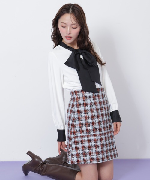 JILL by JILL STUART(ジルバイジルスチュアート)の「◇ ビッグボウタイブラウス(シャツ/ブラウス・レディース・ホワイト/ブラック/ピンク・FREE)」の17枚目の写真