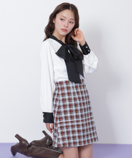 JILL by JILL STUART(ジルバイジルスチュアート)の「◇ ビッグボウタイブラウス(シャツ/ブラウス・レディース・ホワイト/ブラック/ピンク・FREE)」の15枚目の写真