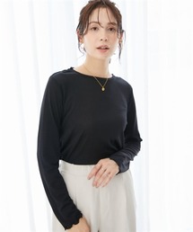 ラメシアーボートネックプルオーバー