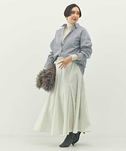 NOLLEY’S（ノーリーズ）の「MY STANDARD ウォッシャブルレギュラーシャツ（シャツ/ブラウス・レディース・ホワイト/サックスブルー/ダークブラウン/ブルー系その他7・FREE）」の15枚目の写真