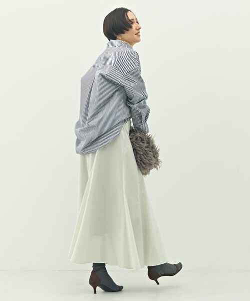 NOLLEY’S（ノーリーズ）の「MY STANDARD ウォッシャブルレギュラーシャツ（シャツ/ブラウス・レディース・ホワイト/サックスブルー/ダークブラウン/ブルー系その他7・FREE）」の10枚目の写真