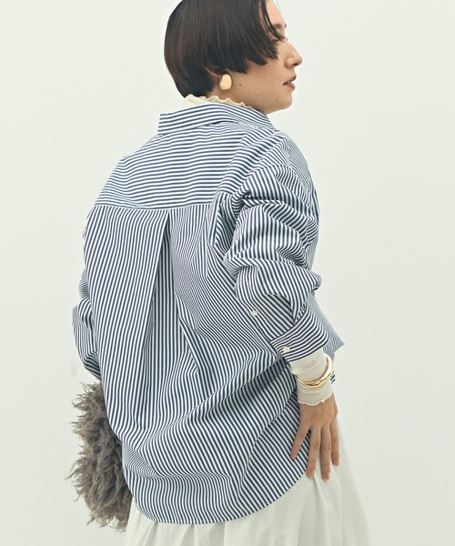 NOLLEY’S（ノーリーズ）の「MY STANDARD ウォッシャブルレギュラーシャツ（シャツ/ブラウス・レディース・ホワイト/サックスブルー/ダークブラウン/ブルー系その他7・FREE）」の17枚目の写真