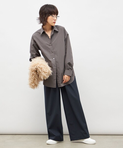 NOLLEY’S（ノーリーズ）の「MY STANDARD ウォッシャブルレギュラーシャツ（シャツ/ブラウス・レディース・ホワイト/サックスブルー/ダークブラウン/ブルー系その他7・FREE）」の18枚目の写真