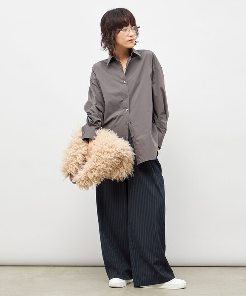 NOLLEY’S（ノーリーズ）の「MY STANDARD ウォッシャブルレギュラーシャツ（シャツ/ブラウス・レディース・ホワイト/サックスブルー/ダークブラウン/ブルー系その他7・FREE）」の22枚目の写真