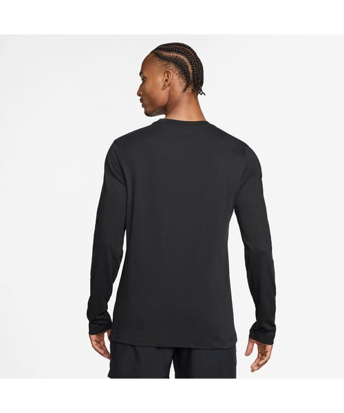 NIKE（ナイキ）の「ナイキ NIKE ナイキ DF プリントパック L/S Tシャツ（Tシャツ/カットソー・メンズ・ブラック/ピンク・S/M/L/LL/3L）」の4枚目の写真
