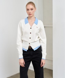 GENERAL IDEA | 【GENERAL IDEA】シャツレイヤード風ニットカーディガン / ESSENTIAL COLLAR LAYERD CARDIGAN(カーディガン/ボレロ)