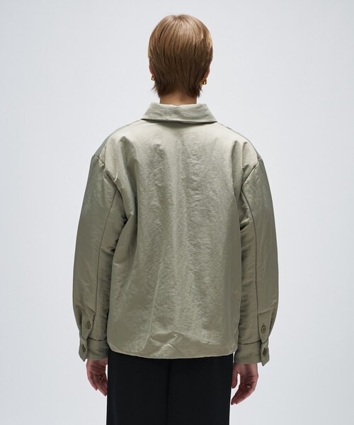 cloenc（クロエンス）の「ライトパディングジャケット（ブルゾン・レディース・ライトベージュ/オリーブ/ブラック・02/01）」の13枚目の写真