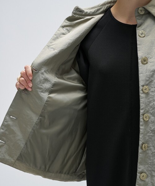 cloenc（クロエンス）の「ライトパディングジャケット（ブルゾン・レディース・ライトベージュ/オリーブ/ブラック・02/01）」の15枚目の写真