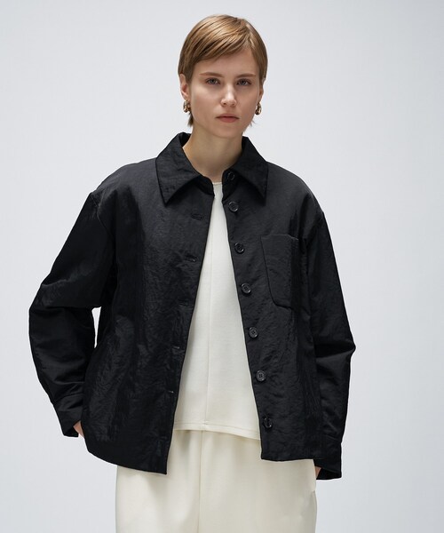 cloenc（クロエンス）の「ライトパディングジャケット（ブルゾン・レディース・ライトベージュ/オリーブ/ブラック・02/01）」の20枚目の写真