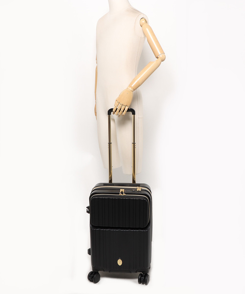 SAC'S BARJean(サックスバージーン)の「【BIBIEST/ビビエスト】 キャリーケース 30L(35L)(スーツケース/キャリーバッグ・レディース・ブラック/グレイッシュベージュ・FREE)」の3枚目の写真