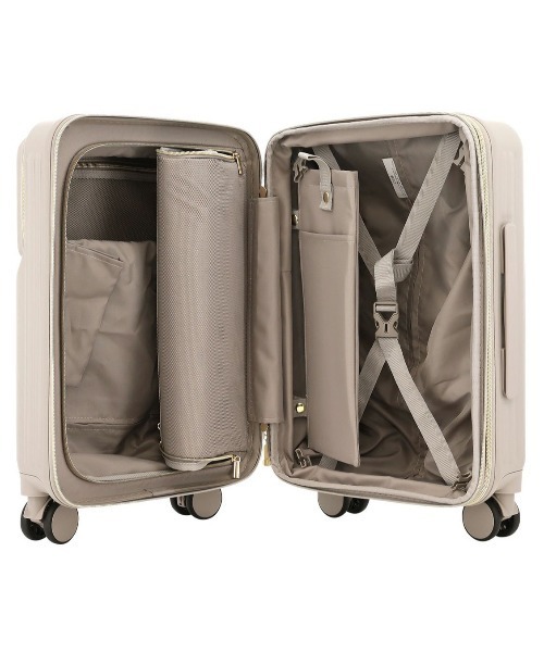 SAC'S BARJean(サックスバージーン)の「【BIBIEST/ビビエスト】 キャリーケース 30L(35L)(スーツケース/キャリーバッグ・レディース・ブラック/グレイッシュベージュ・FREE)」の8枚目の写真
