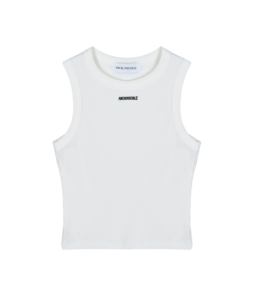 NICK&NICOLE(ニックアンドニコール)の「MINIMAL CROP SLEEVELESS TOP_IVORY(Tシャツ/カットソー・レディース・その他・FREE)」の5枚目の写真