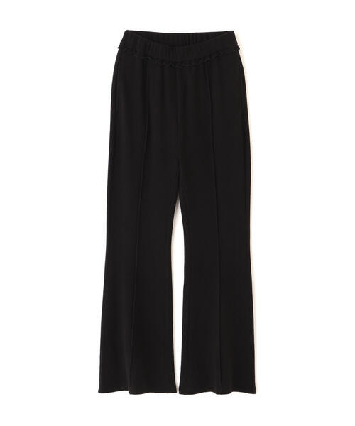 FREE'S MART（フリーズマート）の「◆リブフレアカットパンツ（その他パンツ・レディース・ベージュ/ブラック・SMALL/MEDIUM）」の3枚目の写真