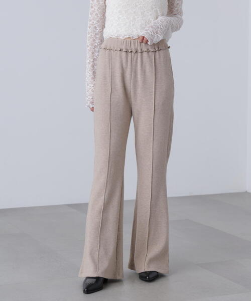 FREE'S MART（フリーズマート）の「◆リブフレアカットパンツ（その他パンツ・レディース・ベージュ/ブラック・SMALL/MEDIUM）」の18枚目の写真