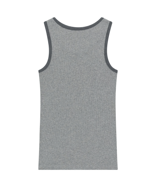 AAKAM(アーカム)の「3ラインアイレットノースリーブ(グレー)(Tシャツ/カットソー・レディース・その他・2/1)」の2枚目の写真