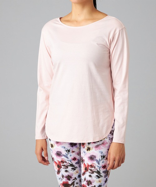 Chacott（チャコット）の「バックリボン長袖Tシャツ（Tシャツ/カットソー・レディース・ラベンダー/ブラック/ベビーピンク・M）」の8枚目の写真