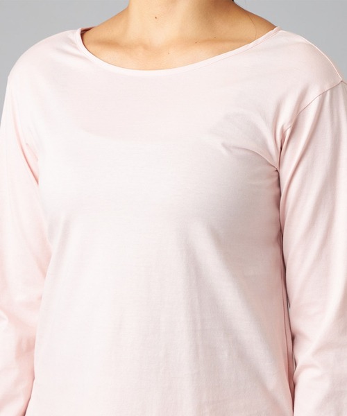 Chacott（チャコット）の「バックリボン長袖Tシャツ（Tシャツ/カットソー・レディース・ラベンダー/ブラック/ベビーピンク・M）」の9枚目の写真