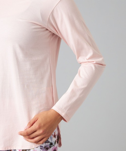 Chacott（チャコット）の「バックリボン長袖Tシャツ（Tシャツ/カットソー・レディース・ラベンダー/ブラック/ベビーピンク・M）」の10枚目の写真