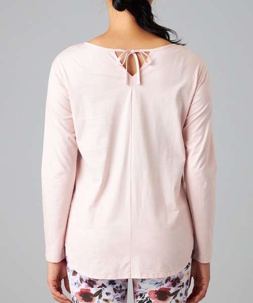 Chacott（チャコット）の「バックリボン長袖Tシャツ（Tシャツ/カットソー・レディース・ラベンダー/ブラック/ベビーピンク・M）」の12枚目の写真