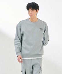 男性袖ポケットスウェット-DARK5111B0B