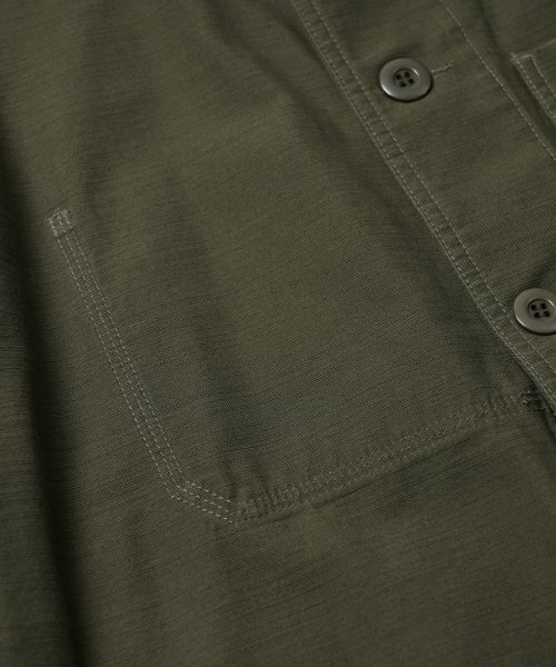 FRIZMWORKS(フリズムワークス)の「BACKSATIN FRENCH WORK JACKET _ OLIVE(その他アウター・メンズ・その他・SMALL/MEDIUM/LARGE/X-LARGE)」の6枚目の写真