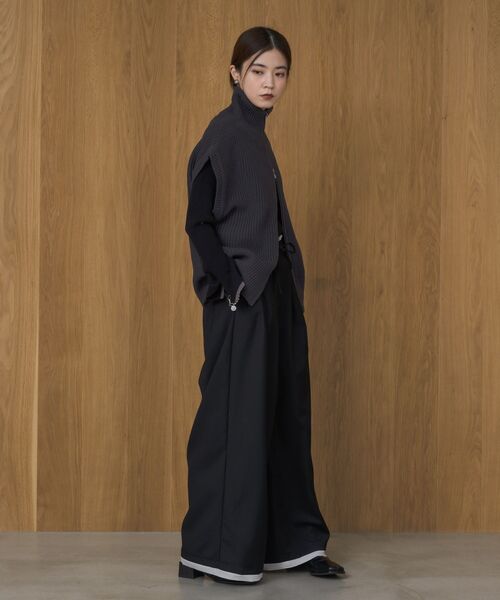 セール】W ZIP ニットベスト（ベスト）｜ems excite（エムズエキサイト