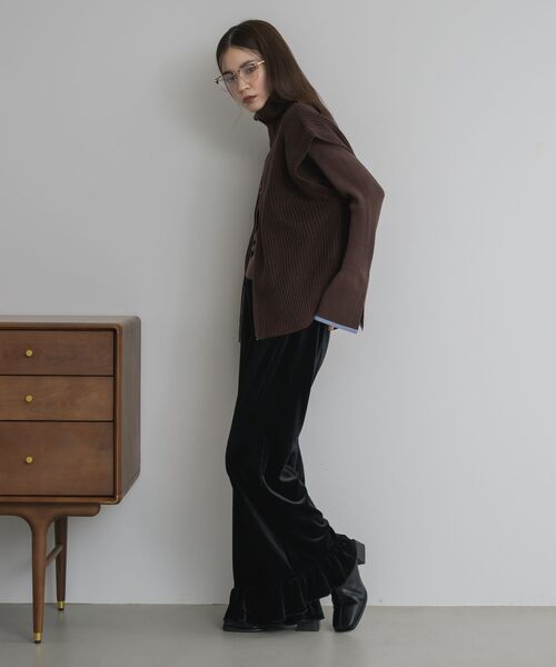 セール】W ZIP ニットベスト（ベスト）｜ems excite（エムズエキサイト