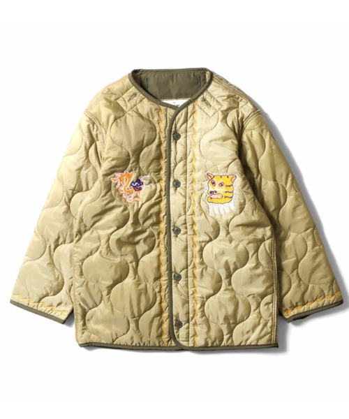 セール】HOUSTON ヒューストン EMBROIDERY M-65 LINER ベトジャン 刺繍