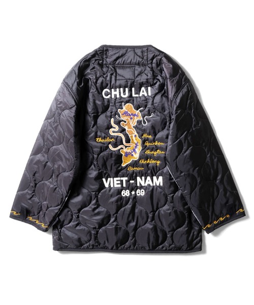 セール】HOUSTON ヒューストン EMBROIDERY M-65 LINER ベトジャン 刺繍