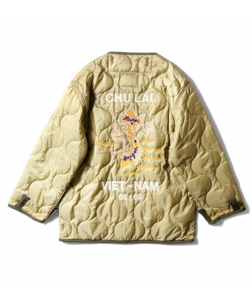 セール】HOUSTON ヒューストン EMBROIDERY M-65 LINER ベトジャン 刺繍