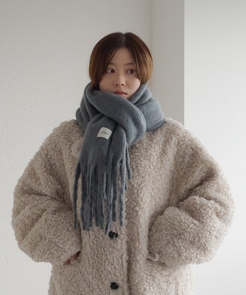 ネームタグ付きマフラー（ストール/ショール）｜raffime（ラフィミー