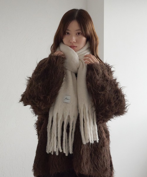 ラフシモンズ　フード付マフラー　希少 実物大型紙【No.5113】フードマフラー （ワンサイズ）＜スゴラク