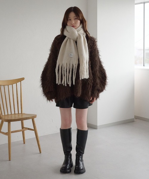 セール】ネームタグ付きマフラー（ストール/ショール）｜raffime