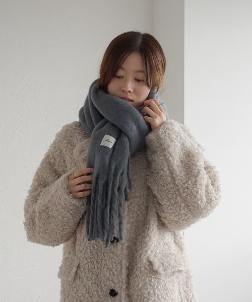 ネームタグ付きマフラー（ストール/ショール）｜raffime（ラフィミー