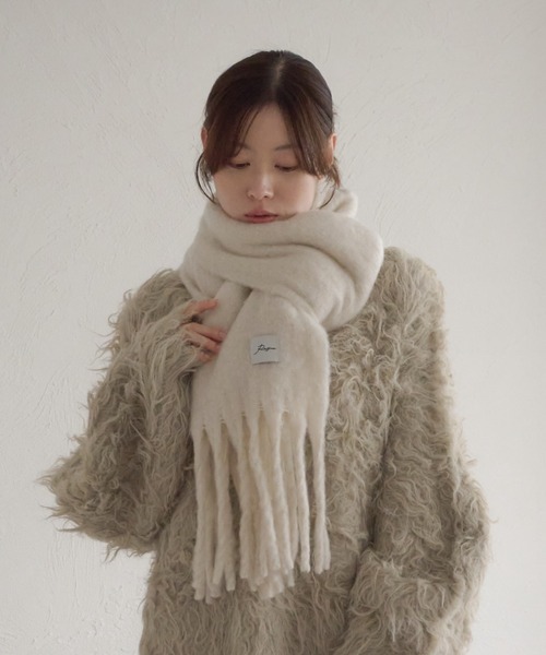 ラフシモンズ　フード付マフラー　希少 実物大型紙【No.5113】フードマフラー （ワンサイズ）＜スゴラク