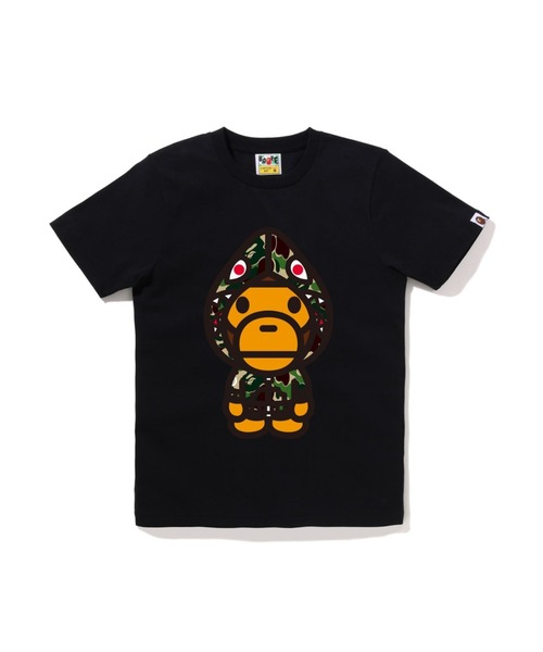 ABC CAMO SHARK HOODIE MILO TEE（Tシャツ/カットソー）｜A BATHING