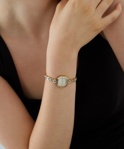 ete（エテ）の「オクタゴンフェイス ウォッチ（アナログ腕時計・レディース・シルバー/ピンクゴールド/シルバー系その他/イエローゴールド・FREE）」の20枚目の写真