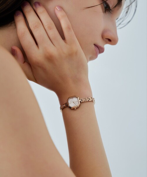 ete（エテ）の「オクタゴンフェイス ウォッチ（アナログ腕時計・レディース・シルバー/ピンクゴールド/シルバー系その他/イエローゴールド・FREE）」の22枚目の写真