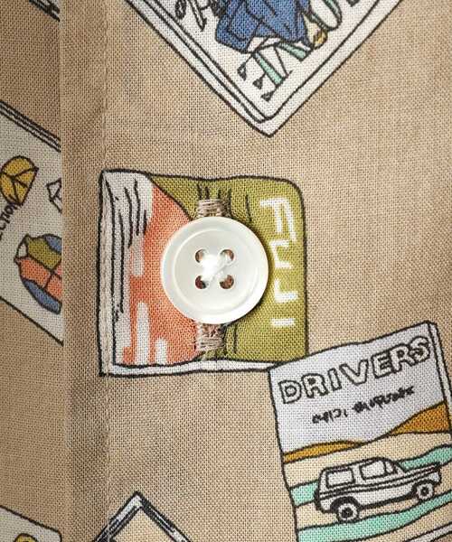 40ct&525(フォーティーカラッツアンドゴーニーゴ)の「【Sサイズ~】マガジンプリントシャツ(シャツ/ブラウス・メンズ・ブラック系/ベージュ系/ホワイト系1/ネイビー系・01/02/03/04)」の13枚目の写真