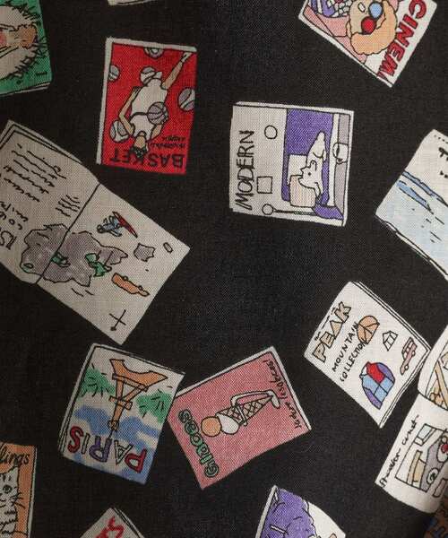 40ct&525(フォーティーカラッツアンドゴーニーゴ)の「【Sサイズ~】マガジンプリントシャツ(シャツ/ブラウス・メンズ・ブラック系/ベージュ系/ホワイト系1/ネイビー系・01/02/03/04)」の21枚目の写真