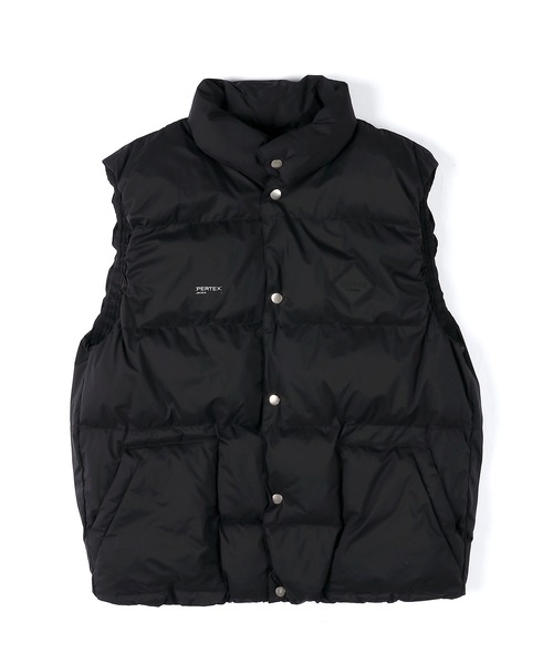 The DUFFER of ST.GEORGE(ザダファーオブセントジョージ)の「〔BLACK LABEL〕PERTEX SHIELD PUFFER VEST:2層構造パーテックス スタンドネックベスト(ダウンベスト・メンズ・ブラック/シルバーグレー・X-LARGE/LARGE/MEDIUM)」の10枚目の写真