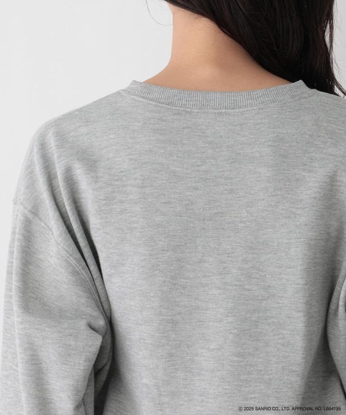 FOUND GOOD（ファウンドグッド）の「【サンリオキャラクターズ】裏毛プルオーバー/31025218（その他トップス・レディース・グレー系8/グレー系6/ホワイト系7/グレー系5/アイボリー/グレー系・L/M/S）」の7枚目の写真