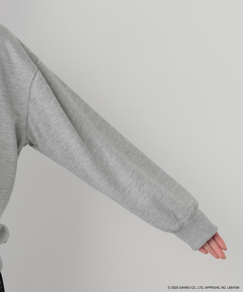 FOUND GOOD（ファウンドグッド）の「【サンリオキャラクターズ】裏毛プルオーバー/31025218（その他トップス・レディース・グレー系8/グレー系6/ホワイト系7/グレー系5/アイボリー/グレー系・L/M/S）」の9枚目の写真